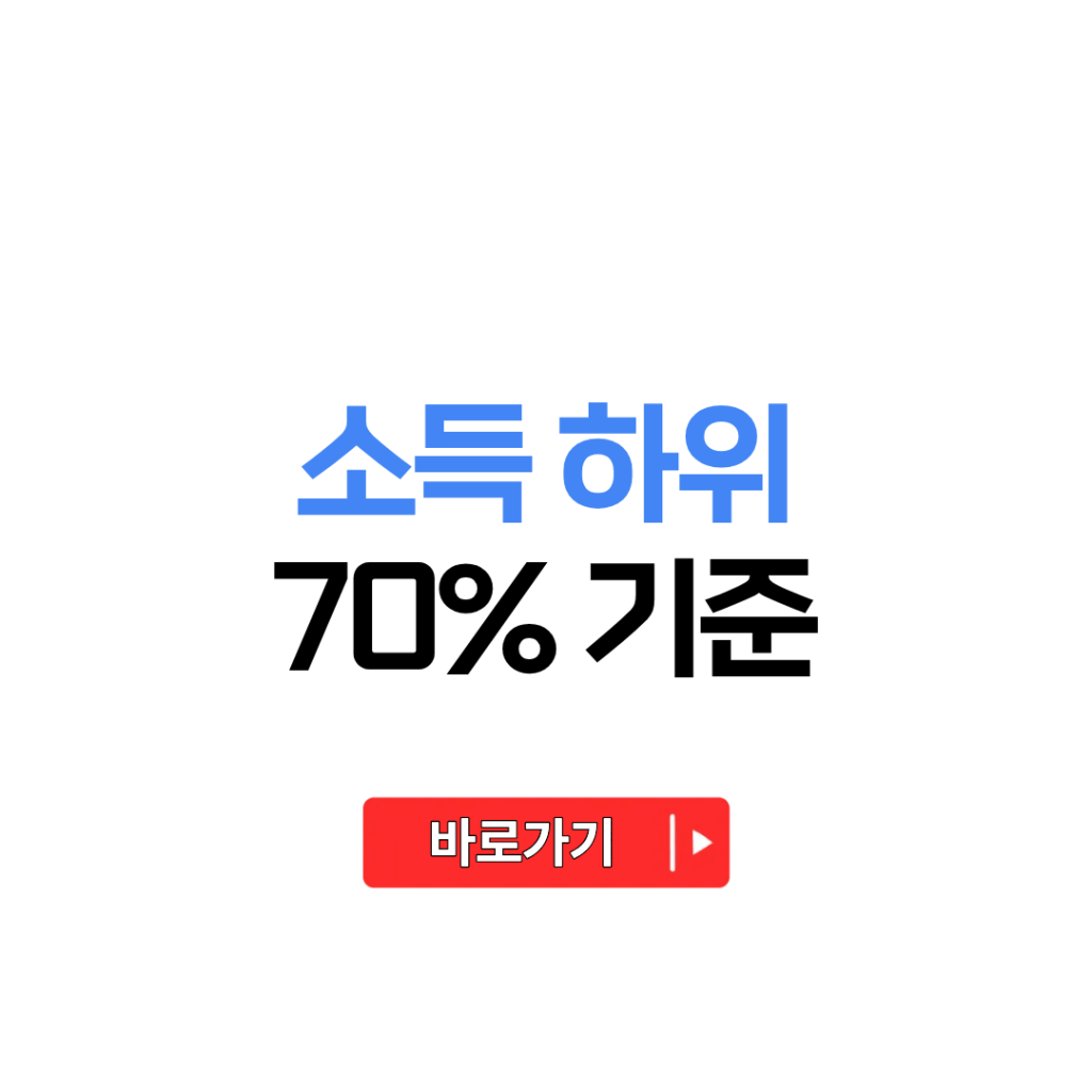 소득 하위 70% 기준